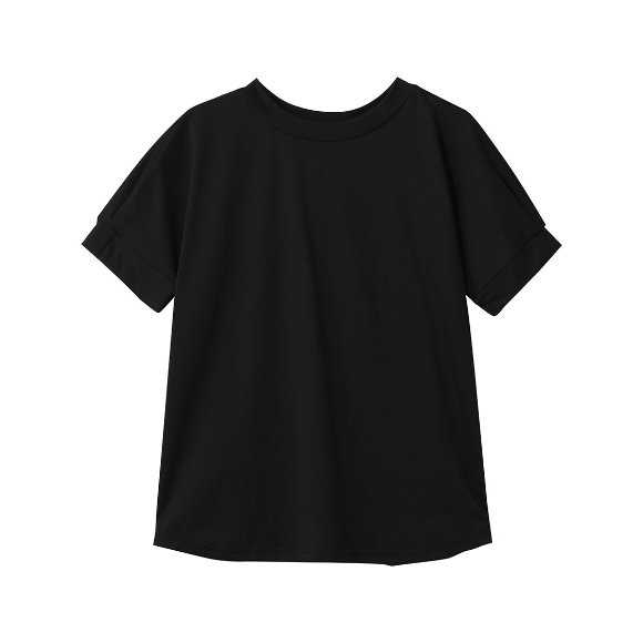 ANAY Iアナイジッパー付き ハイネック ポンチョライクジャケット　黒M ANAY Iアナイジッパー付き ハイネック ポンチョライクジャケット